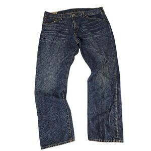 Polo Ralph Lauren Hampton Straight Jeans Mens 38x30 Blue Denim RN 41381